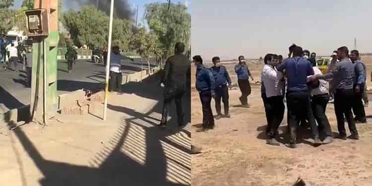 درگیری مردم قلعه صدری  قم با ماموران شهرداری 1 درگیری مردم قلعه صدری قم با ماموران شهرداری