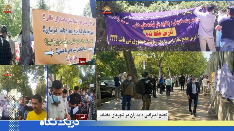 تجمع دامداران در شهرهای مختلف