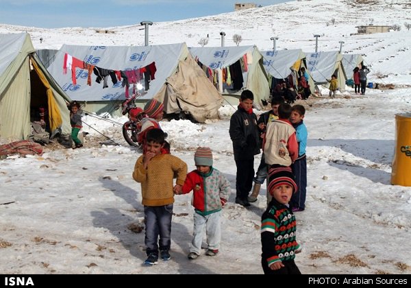 مرگ 15 کودک بر اثر سرما در اردوگاه های آوارگان سوری 2
