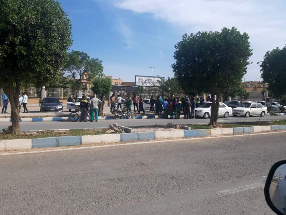 نارضایتی کارگران شهرداری خرمشهر 1