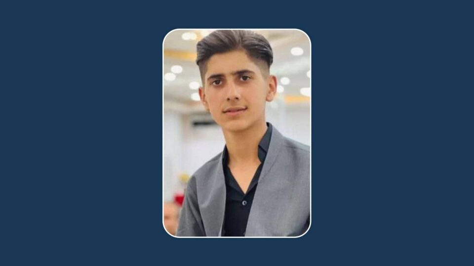 قتل یک نوجوان توسط نیروهای سرکوبگر رژیم
