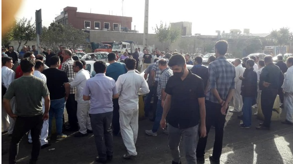 ادامه تجمع کارگران داروگر تهران 1 ادامه تجمع کارگران داروگر تهران