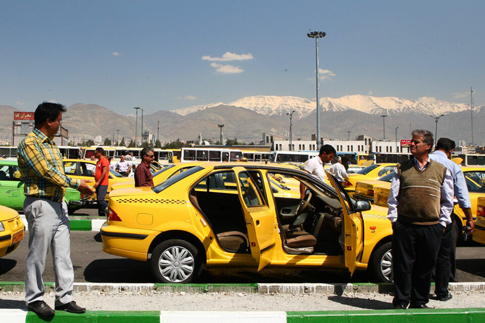 اعتصاب رانندگان تاکسی در بوکان1