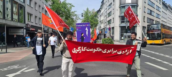 حضور با شکوه ایرانیان خارج از کشور در مراسم روز جهانی کارگر7