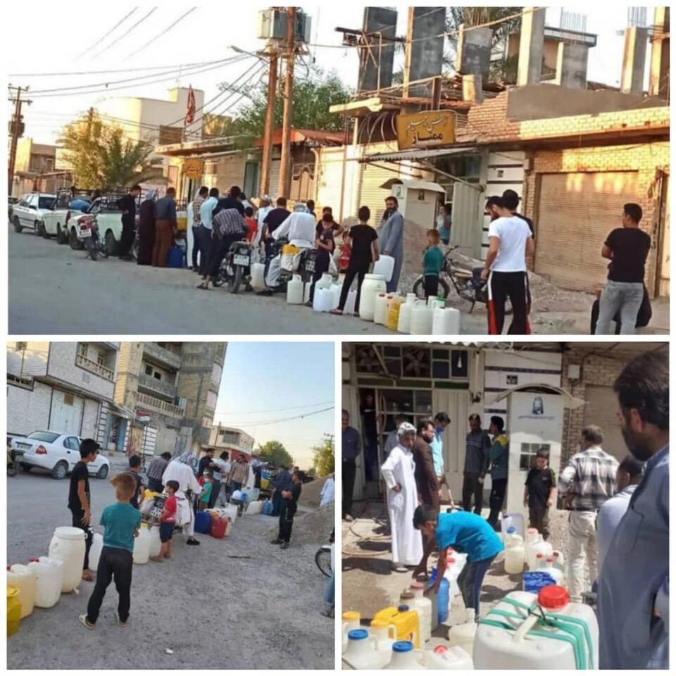 اعتراض شهروندان اهالی محله اکباتان در اهواز3