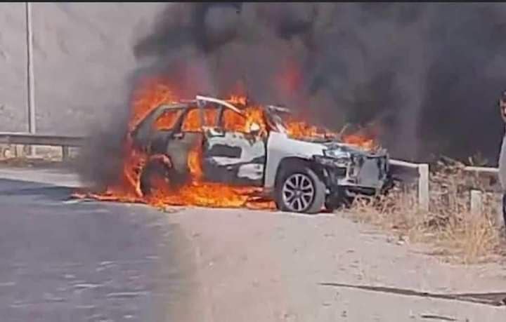 انفجار یک خودرو در نزدیکی سلیمانیه توسط ارتش  ترکیه 1 انفجار یک خودرو در نزدیکی سلیمانیه توسط ارتش ترکیه