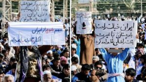 تظاهرات ضد حکومتی شهروندان در زاهدان