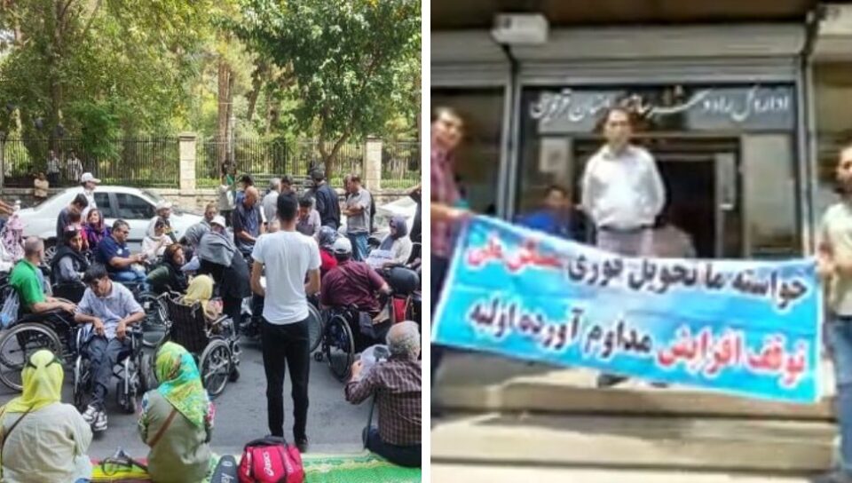 اعتراض کارگران متقاضیان مسکن ملی استان قزوین