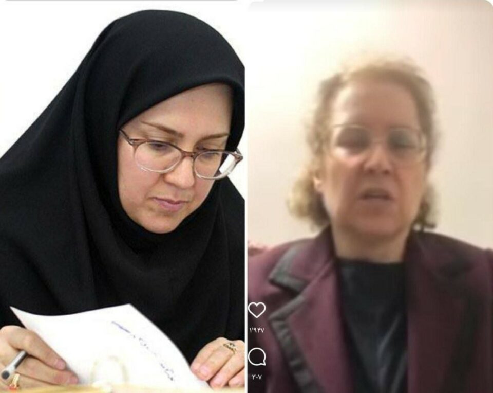 ضرب‌و‌شتم صدیقه وسمقی در مراسم ختم آرمیتا گراوند2