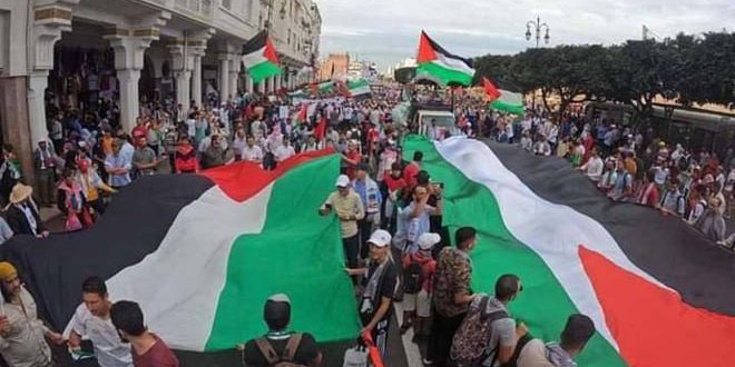 تظاهرات هزاران نفر در کشورهای عربی در حمایت از مردم فلسطینی