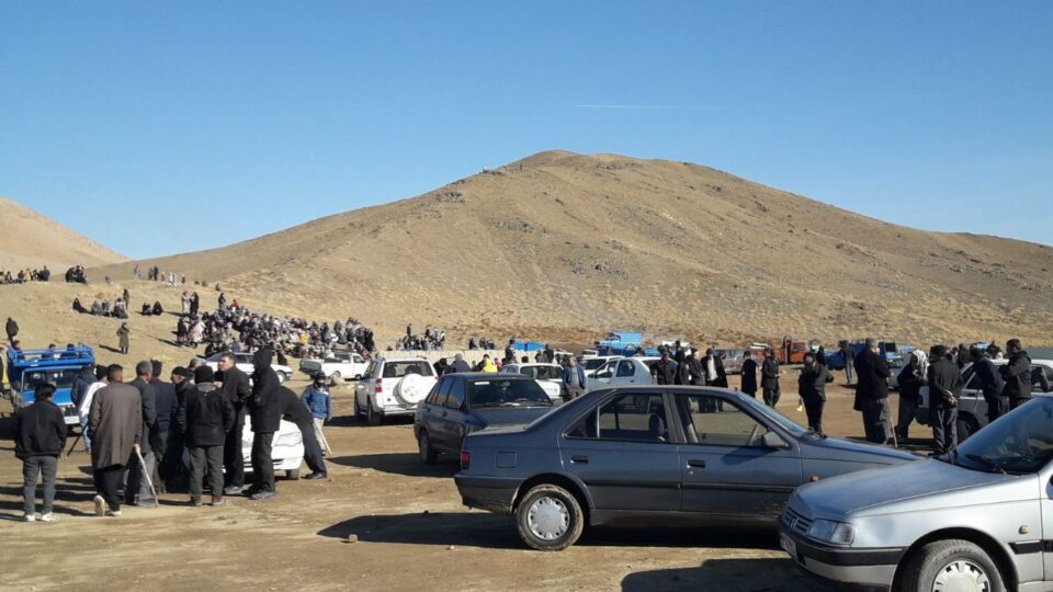 اعتراض اهالی روستای قره‌قشلاق سلماس1