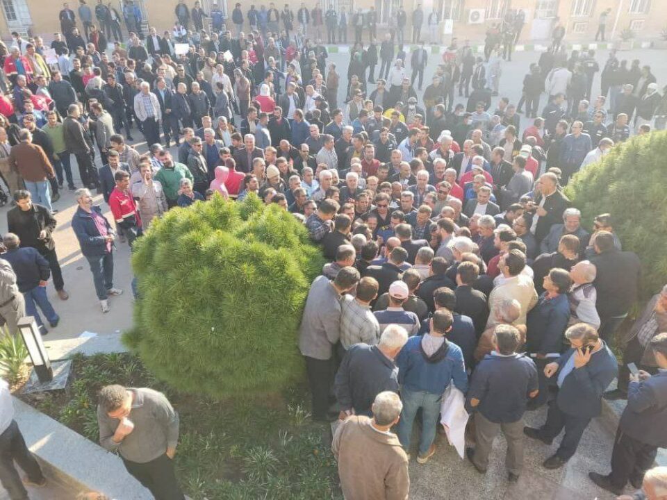 تجمع اعتراضی کارگران ارکان ثالث،نفت و گاز گچساران5