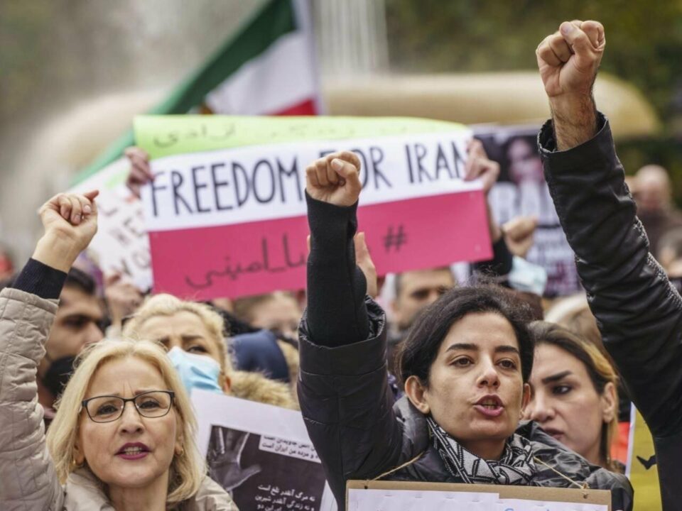 راهپیمایی آزادیخواهان در حمایت از فعالان حقوق بشر در استکهلم 3