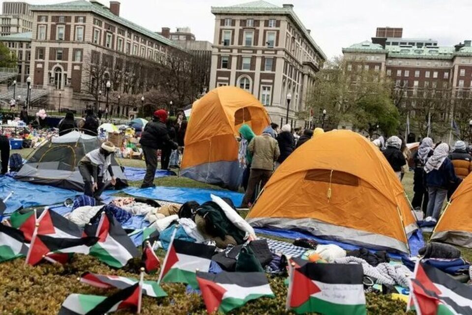 تحصن دانشجویان اسپانیا در حمایت از فلسطین3