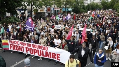 موج تظاهرات در شهرهای فرانسه علیه راست افراطی 1 موج تظاهرات در شهرهای فرانسه علیه راست افراطی