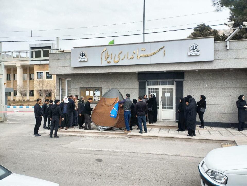 تجمع اعتراضی کشاورزان سیاهگل ایوان