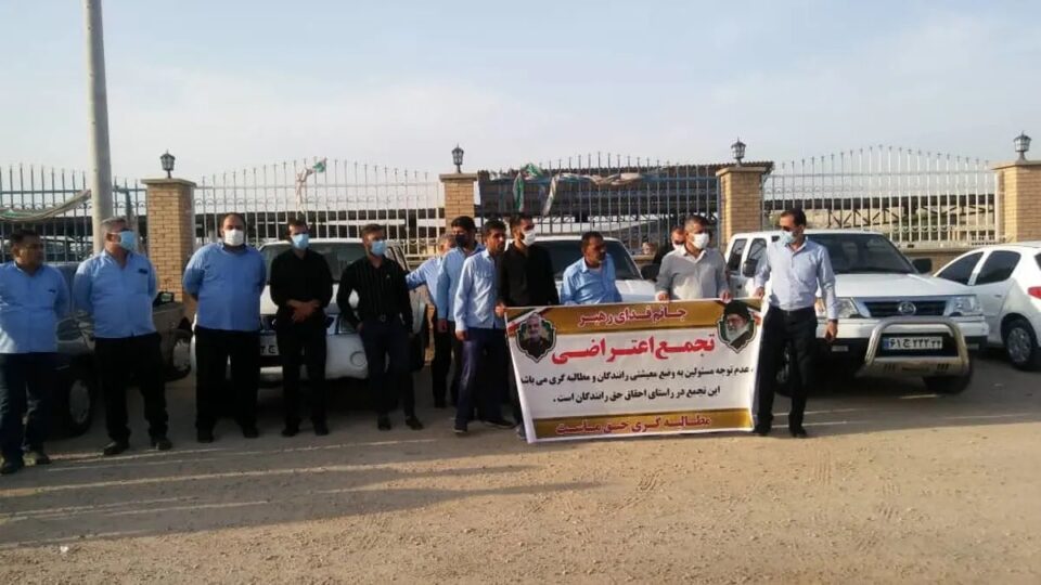 تداوم اعتصاب رانندگان قراردادی شرکت گاز لرستان1