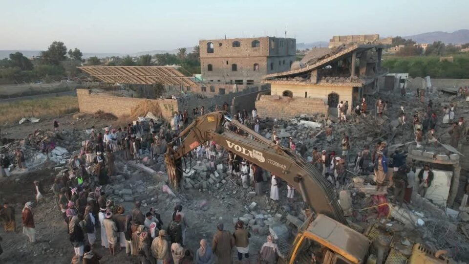حملات گسترده آمریکا به مواضع حوثی‌ها در یمن 2