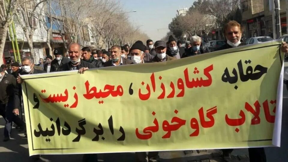 راهپیمایی اعتراضی کشاورزان و دامداران شرق اصفهان3