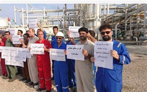 تجمع کارکنان بازنشسته نفت در اهواز و کارکنان فلات نفت قاره در سیری1