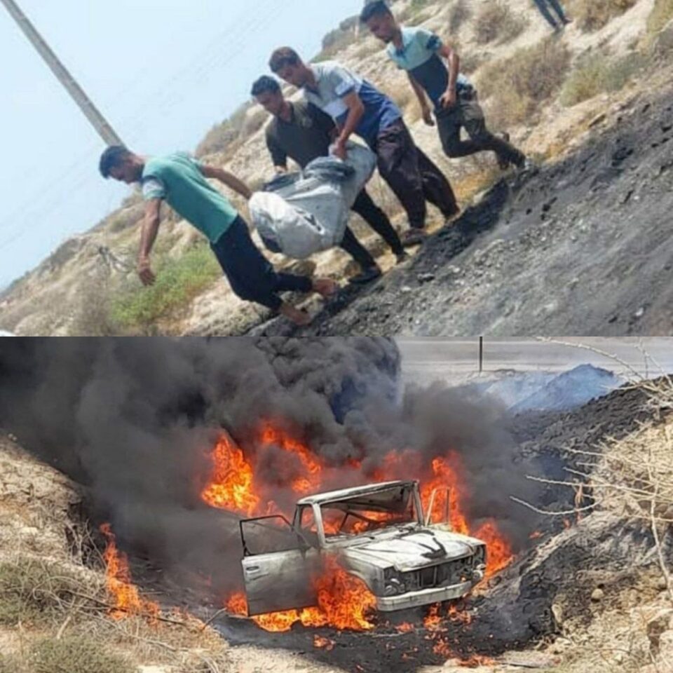 جان‌باختن دو سوختبر در شهرستان سیریک