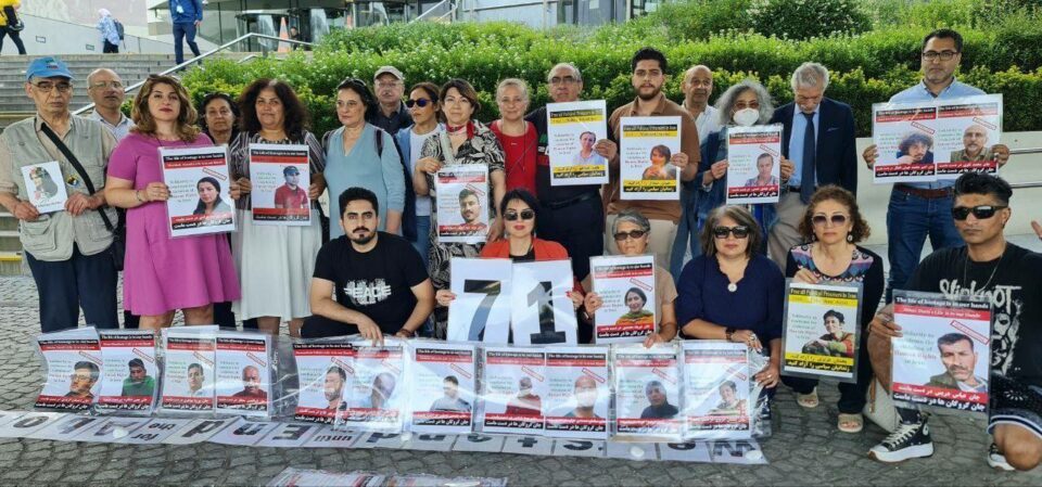 گردهمایی ایرانیان آزادی‌خواه اتریش علیه اعدامها در ایران