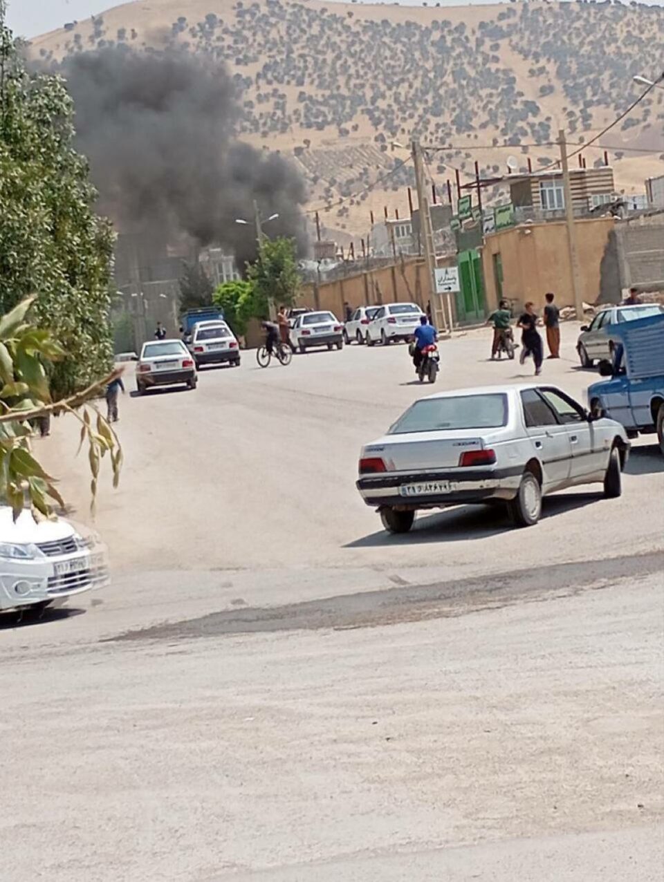 انفجار در ساختمان نیروی انتظامی ثلاث باباجانی در کرمانشاه