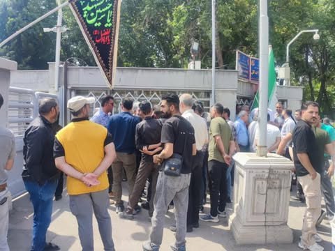 تجمع اعتراضی نانوایان در اصفهان