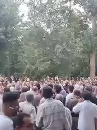 تجمع گرامیداشت جان‌باختگان آتش‌سوزی کوه آبیدر سنندج در سقز