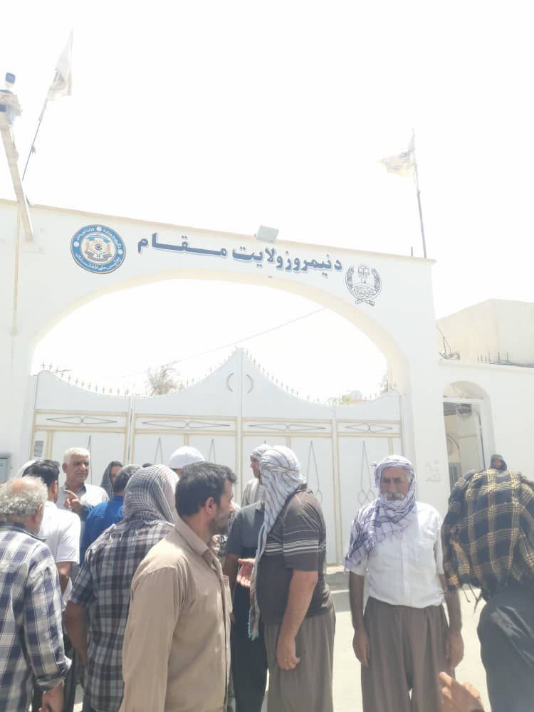 اعتراض رانندگان تانکر سوخت در مرز میلک افغانستان
