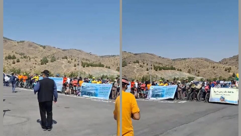 تجمع اعتراضی مردم مشهد به تغییر کاربری ارتفاعات جنوبی