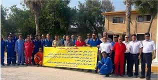 نارضایتی کارکنان رسمی صنعت نفت در مناطق جنوبی