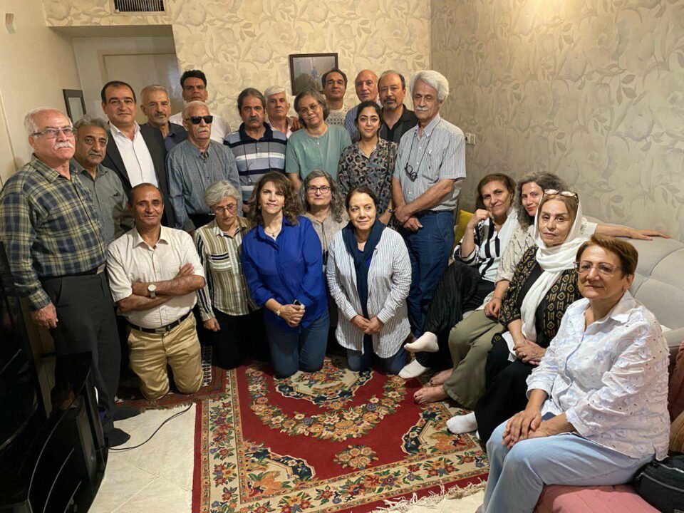 دیدار جمعی از فعالان کارگری با ریحانه انصاری‌نژاد