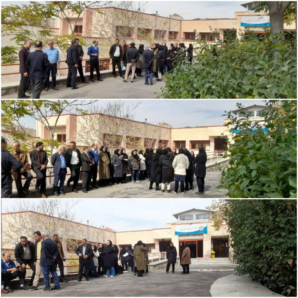 تحصن کارکنان اداره بهزیستی تبریز برای دومین روز متوالی 1 تحصن کارکنان اداره بهزیستی تبریز برای دومین روز متوالی3