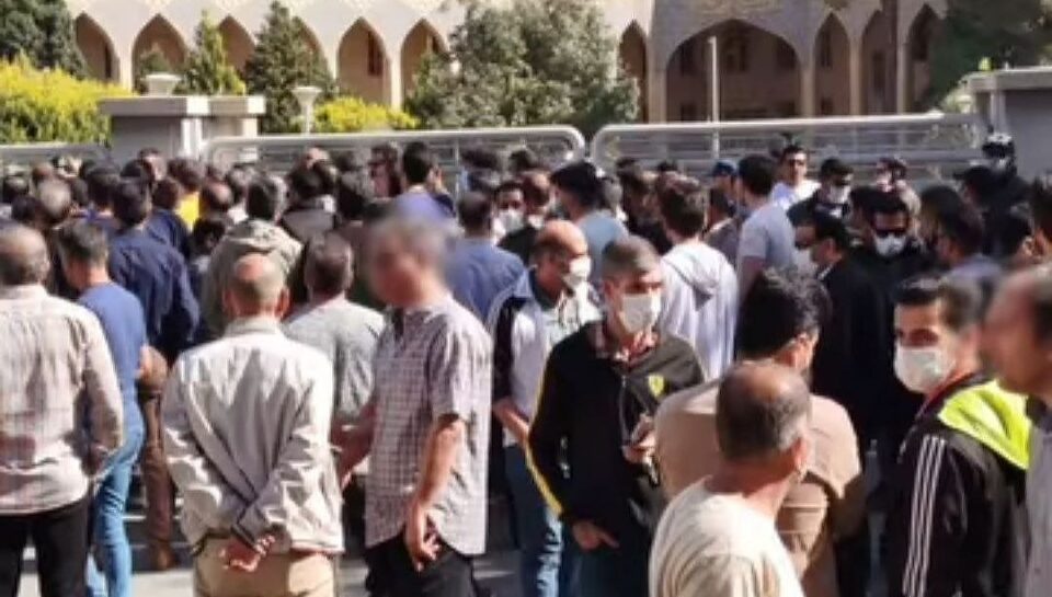 گردهمایی اعتراضی کامیون‌داران زابل