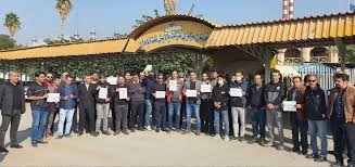 تجمع اعتراضی کارکنان جدید پالایش نفت آبادان