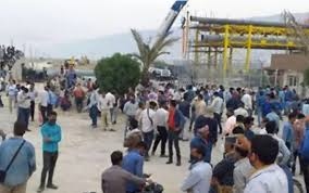 تجمع کارگران پیمانکاری پروژه پتروشیمی چابهار