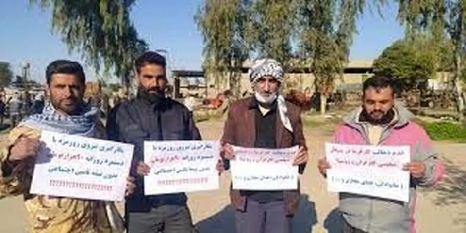 اعتراض کارگران خدماتی شهرک صنعتی شوش