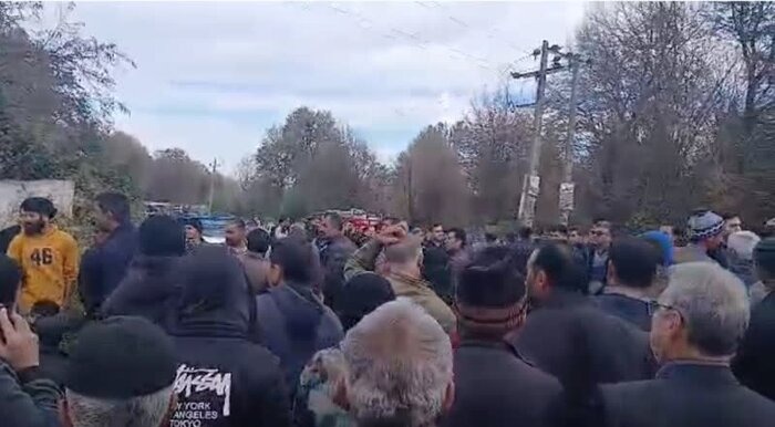 تجمع اعتراضی اهالی انجیلسی بابل