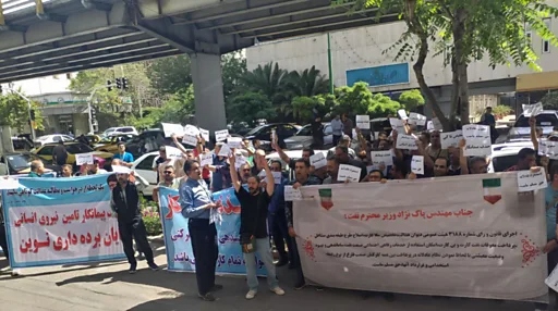 تجمع گسترده بیش از هزار کارگر ارکان ثالث نفت