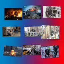 حمله موشکی و پهپادی روسیه به کی‌یف