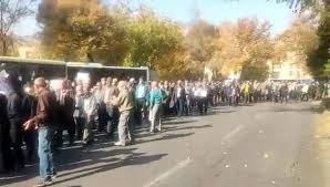 راهپیمایی اعتراضی بازنشستگان فولاد در اصفهان