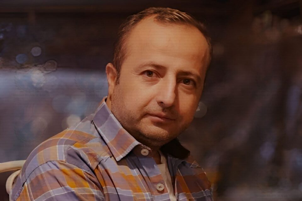 مراسم خاکسپاری آزاد خوانچه‌زر فعال کارگری در مریوان 1