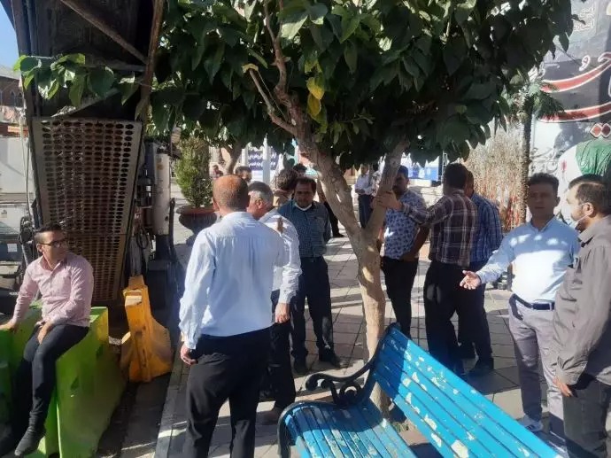 گردهمایی اعتراضی رانندگان استیجاری در تهران