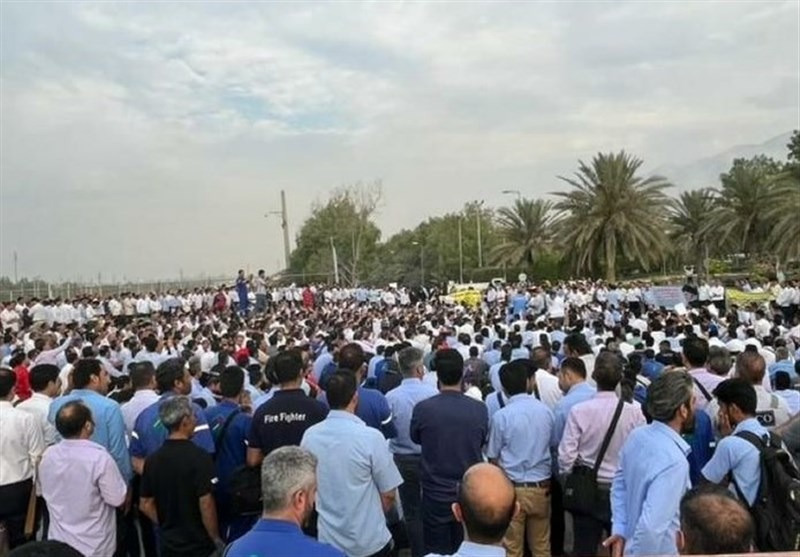 پیوستن کارگران پارس جنوبی به اعتصابات سراسری