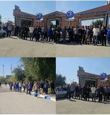 تجمع سه روزه کارگران سیمان خوزستان در اعتراض به کاهش حقوق