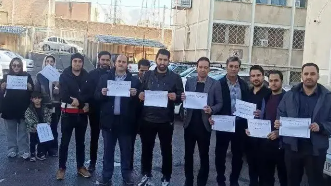 نارضایتی کارگران خدماتی علوم پزشکی ایرانشهر