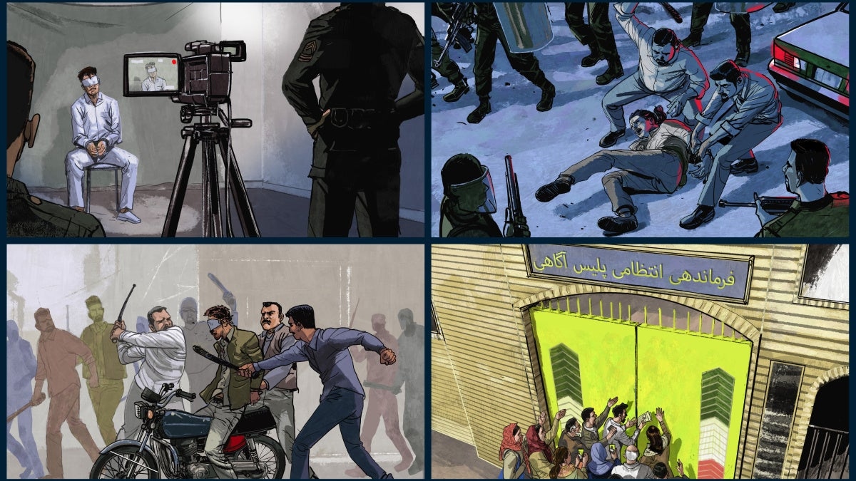 گزارش دیده‌بان حقوق بشر از سونامی بازداشت و ناپدیدسازی معترضان