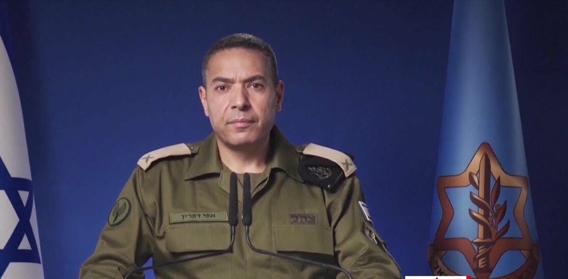 سخنان سخنگوی ارتش اسرائیل درباره ادامه عملیات علیه مواضع جمهوری اسلامی