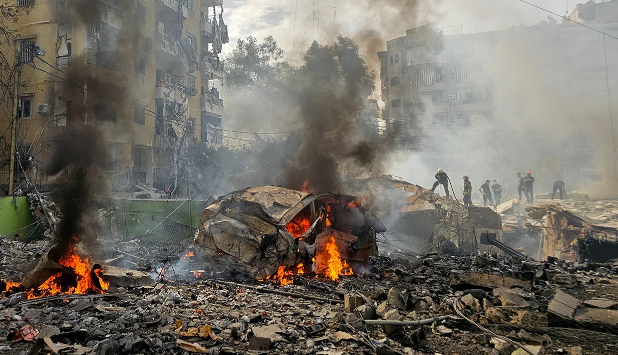 حملات ارتش اسرائیل به زیرساخت‌های حزب‌الله در بیروت